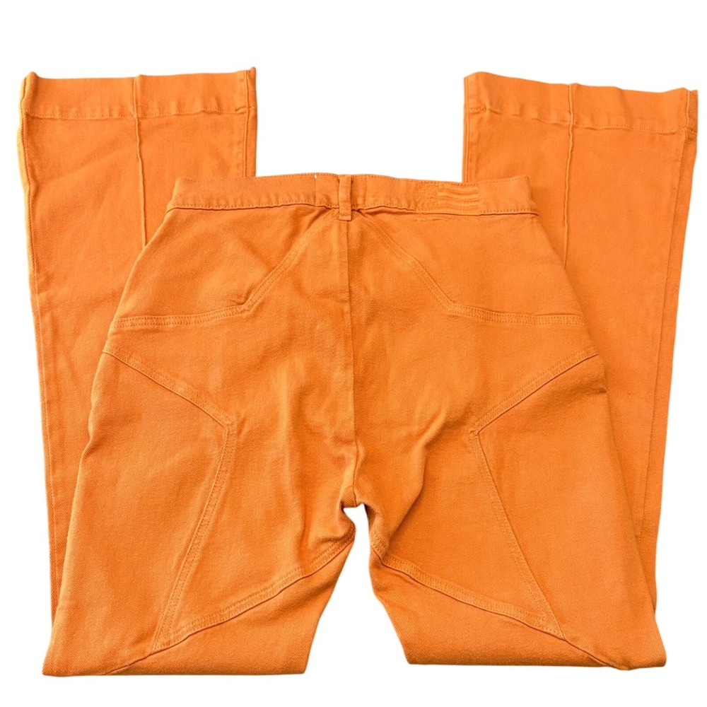 Revice Denim Venus Flare Jeans NWT Womens 32 Orange Golden Hour High Rise Retro
